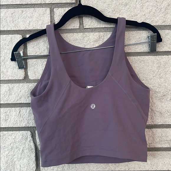 Lululemon Athletica Purple Fitted Crop Tank Top - Picture 3 of 4